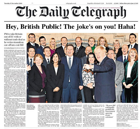 Hey, British Public! The joke's on you! Haha!